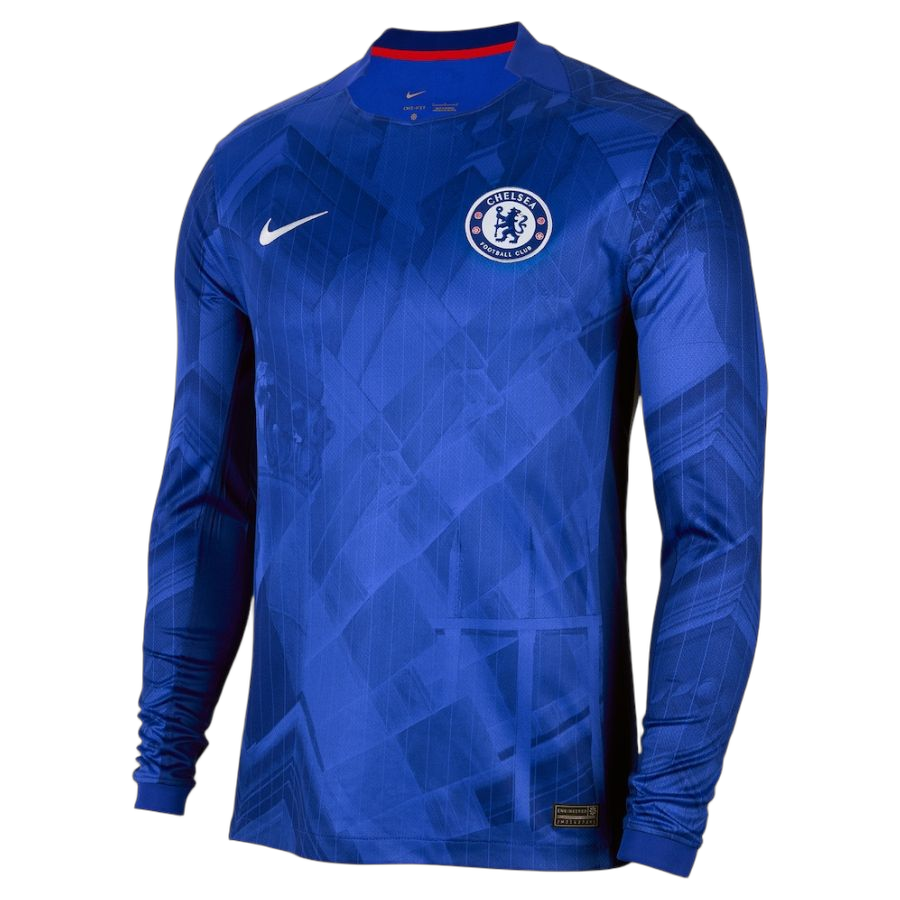 Maillot Chelsea Domicile Manches Longues Homme 2025 2026 Bleu