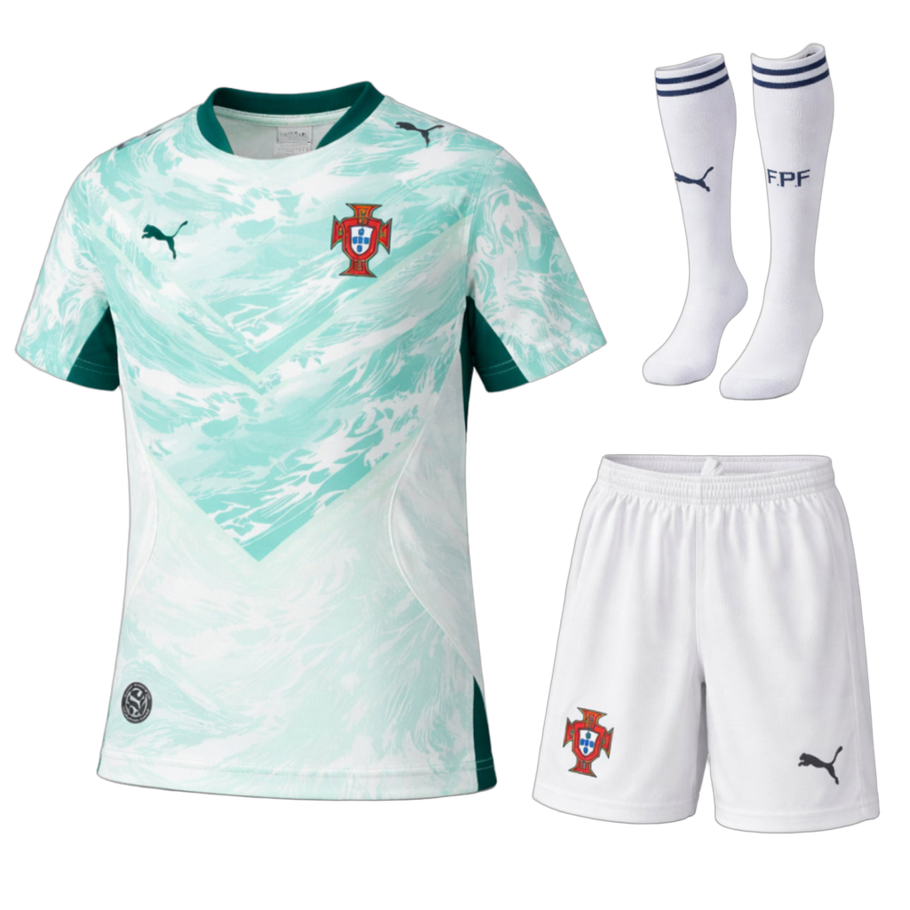 KITS ENFANT/ JUNIOR PORTUGAL EXTERIEUR COUPE DU MONDE 2026